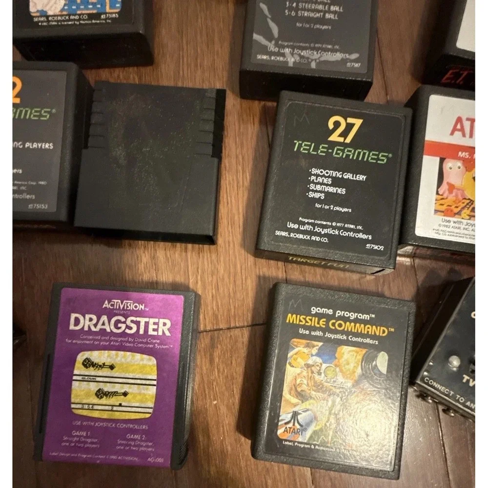 Atari 2600 System Bundle with Console, 9 Games, Joysticks, Paddles,‎ and More